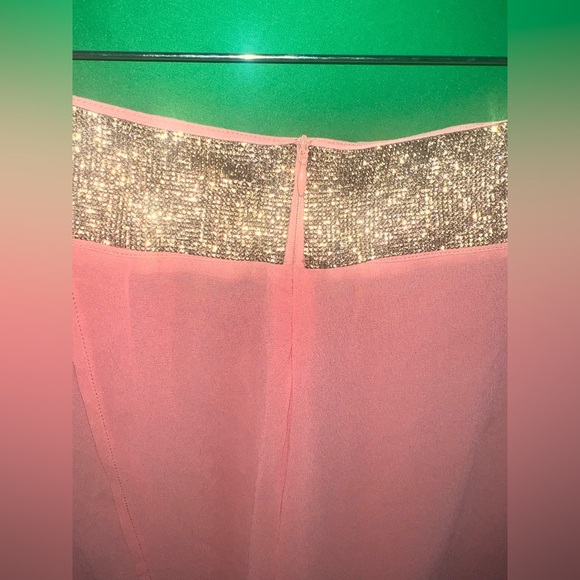 NWT Pretty Little Thing Peach & Gold Women's Swim Bikini 3 Piece Set size 6-FLAW - Picture 13 of 15